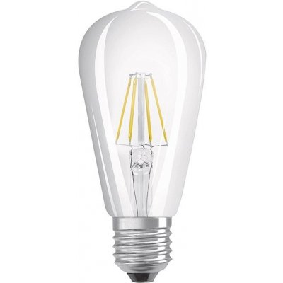 Osram LED žárovka Edison, 4 W 470 Lm teplá bílá, E27 LED RETROFIT EDISON 40 4W/827 E27 F – Hledejceny.cz