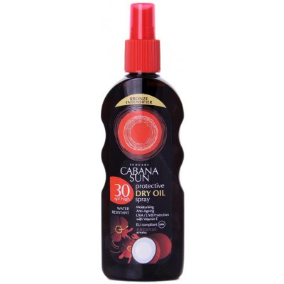 Cabana Sun Protection sprej suchý olej SPF30 s kokosovým olejem 200 ml – Zboží Mobilmania