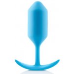 b-vibe Snug Plug 3 dvojitý anál plug 180 g modrý – Zboží Dáma