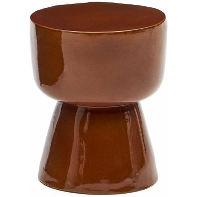 Kave Home Mesquida 36 cm Terakotově červený zahradní stolek – Hledejceny.cz
