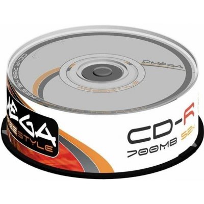 Omega Freestyle CD-R 700MB 52, cakebox, 25ks (OF25) – Zboží Živě