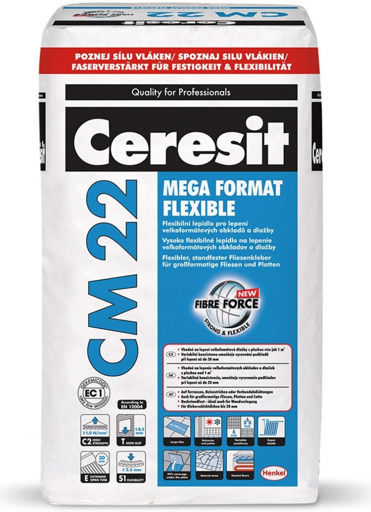 CERESIT CM 22 Mega Format Flexible lepidlo 25 kg