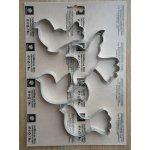 Výroba vykrajovátek a dortových forem Jakub Felcman Sada figurky ptáčci (cca 10 x 5 cm) – Hledejceny.cz