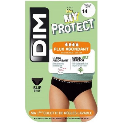 Dim Dívčí menstruační kalhotky Teens menstrual Slip černé – Zbozi.Blesk.cz