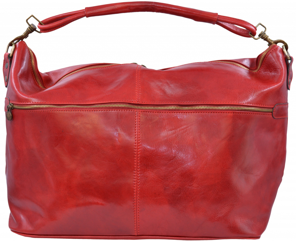 Příruční kožená taška Červená 57 x 26 x 33 XT00-V8814-00TAM