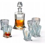 Crystalite Bohemia Whisky set Quadro (1 karafa + 6 sklenic) – Zbozi.Blesk.cz
