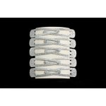 Sponky se stříbrným třpytem 10 ks – Zboží Dáma