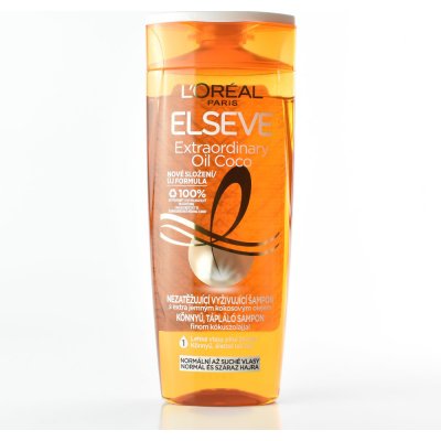 L'Oréal Paris Elseve Extraordinary Oil Coconut vyživující šampon pro normální až suché vlasy 250 ml – Zbozi.Blesk.cz