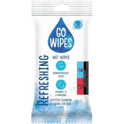 GoWipes univerzální osvěžující vlhčené ubrousky 15 ks – Hledejceny.cz