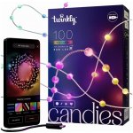 Twinkly TWKP100RGB-T LED RGB Stmívatelný vánoční řetěz 100xLED 8 m USB Wi-Fi TW0050 – Hledejceny.cz