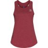 Dámské sportovní tílko Odlo Women's Run Easy Tank Holly Berry Melange Běžecké tílko