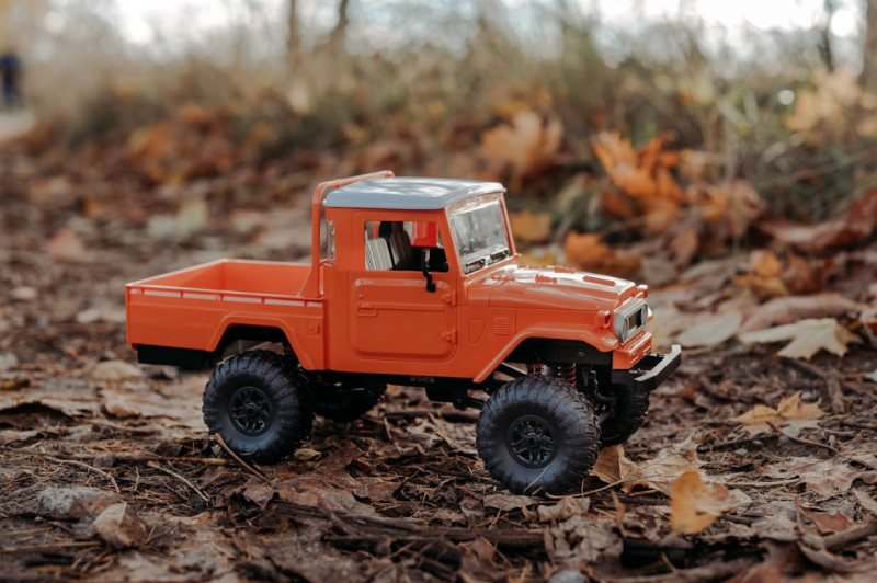 RCobchod RC auto Cruiser FJ-45 Pick-up oranžový RC_301556 RTR 1:12