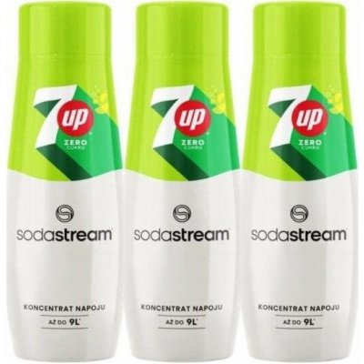 Sodastream 7Up Zero cukrový sirup 3 x 440 ml – Hledejceny.cz
