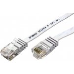 Goobay 21.92.2029 UTP patch, kat. 6, plochý, bílý – Zboží Živě