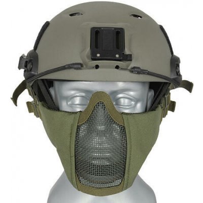 WOSPORT Ocelová maska v.2 s uchycením na helmu OD – Zboží Dáma