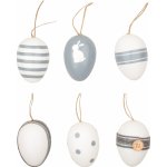 Anděl Přerov Vajíčka plastová na zavěšení 6 cm, 6 kusů v sáčku – Zboží Mobilmania