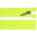 Kostěný zip No 5 délka 60 cm s ozdobným jezdcem, malé, 229 žlutá neon – Zboží Mobilmania