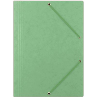 Donau A4 prešpánové desky s chlopněmi a gumičkou světle zelené – Hledejceny.cz