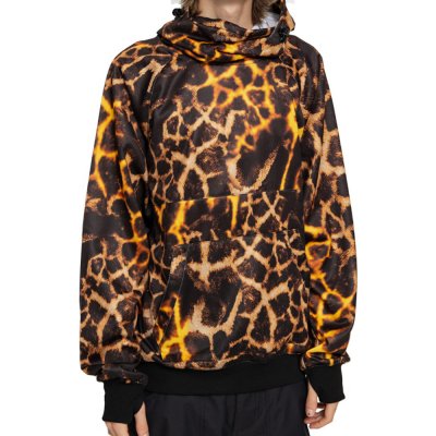 Volcom Hydro Riding Hoodie gold giraffe – Zboží Mobilmania