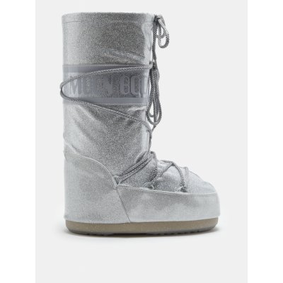Moon Boot Icon Glitter 002 silver – Hledejceny.cz