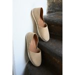 SVĚTLE BÉŽOVÉ DÁMSKÉ KOŽENÉ ESPADRILKY VERBENAS Carmen – Hledejceny.cz