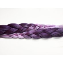 Kanekalon Easy Braid a Miss Rola Barva: PURPLE/L-PURPLE/LAVENDER (ombré fialové, purple shaded), Značka: Miss Rola