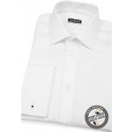 Avantgard pánská košile slim s dvojitými manžetami na manžetové knoflíčky bílá 122-1 – Zboží Mobilmania