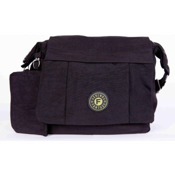 Fantasy bags stylová prostorná nylonová kabelka černá