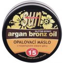  Vivaco Sun Glitter effect opalovací máslo s bio arganovým olejem SPF15 200 ml