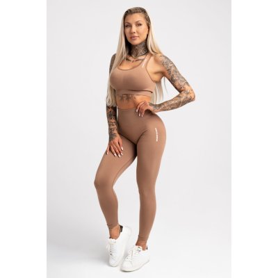 Gym Glamour Legíny Compress Cappuccino – Zboží Mobilmania