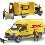 Bruder 2671 Mercedes-Benz Sprinter DHL s řidičem a příslušenstvím – Zboží Dáma