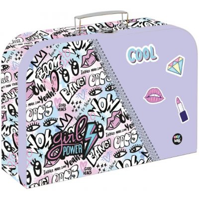 KARTON P+P Kufřík lamino 34 cm Funny Girl 6-09426 – Zboží Mobilmania