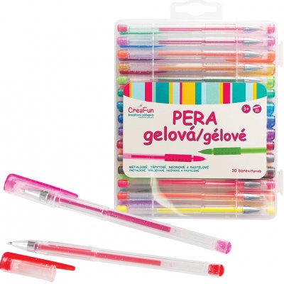 CreaFun Gelová pera 30 barev – Zboží Dáma
