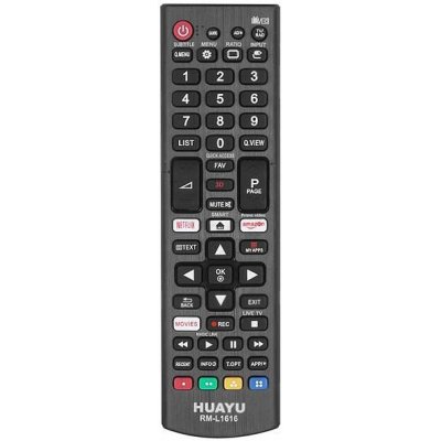 Dálkový ovladač Huayu RM-L1616 Netflix, Amazon – Zboží Mobilmania