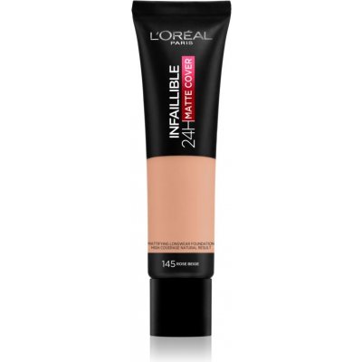 L'Oréal Paris Infallible 24H Matte Cover dlouhotrvající make-up s matným efektem 145 Rose Beige 30 ml – Hledejceny.cz