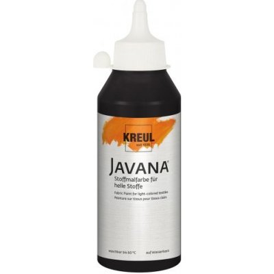 Barva na světlý textil Javana 250 ml černá – Zboží Mobilmania