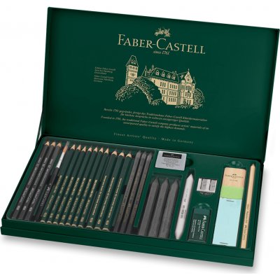Faber-Castell Pitt Monochrome Graphite 112974 grafitová tužka sada 26 ks – Zboží Dáma