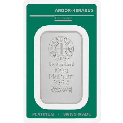 Argor-Heraeus platinový slitek 100 g – Zboží Dáma