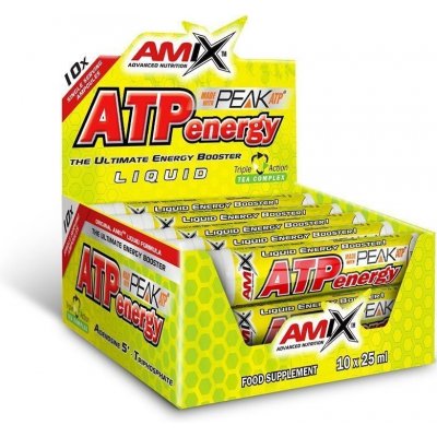 Amix ATP Energy Liquid pomeranč 10 x 25 ml – Zbozi.Blesk.cz