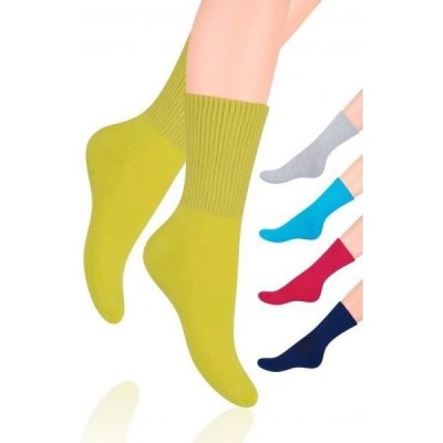 Steven Fitness art.127 dámské ponožky bordová – Zboží Mobilmania