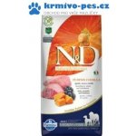 N&D Pumpkin Dog Adult Medium & Maxi Grain Free Lamb & Blueberry 2 x 12 kg – Hledejceny.cz