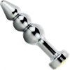 Anální kolík Sensual A37-2 Anal plug Diamond 10 cm stříbrná