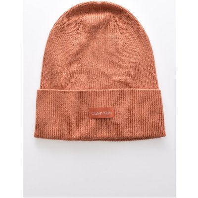 Calvin Klein čepice Essential Knit Beanie K60K608519 hnědá