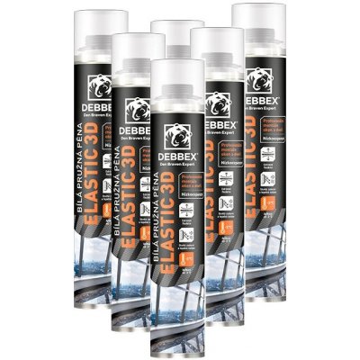 Den Braven Pružná pěna ELASTIC 3D pistolová 750 ml 12 ks – Zboží Mobilmania