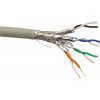 síťový kabel Roline 21.15.0884 S/FTP (PiMF) kulatý, kat. 6a, LSOH, Eca, 305m