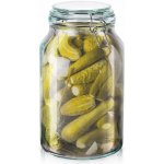 Vilde Skleněná zavařovací sklenice čirá se silikonovým těsněním 4,2 l – Zboží Mobilmania