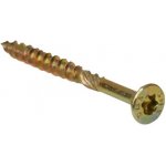 Konstrukční tesařský vrut 4,5x80mm TORX T20 Zn zápustná hlava, 100ks – Hledejceny.cz