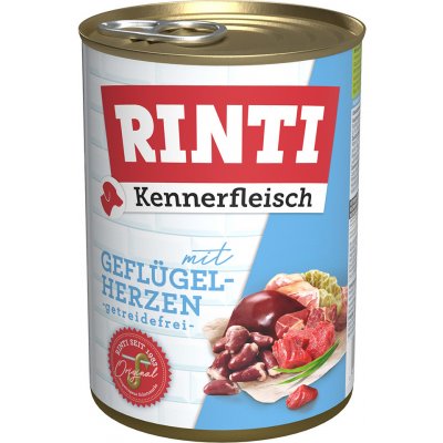Rinti Kennerfleisch drůbeží srdíčka 24 x 400 g – Hledejceny.cz