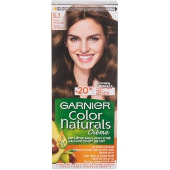 Garnier Color Naturals barva na vlasy 5,3 světlá hnědá zlatá od 78 Kč -  Heureka.cz
