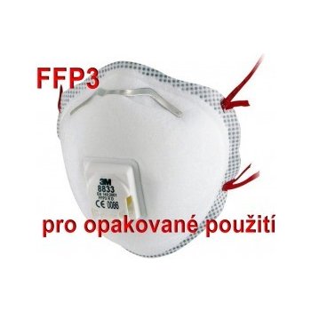 3M respirátor 8833 FFP3 R D